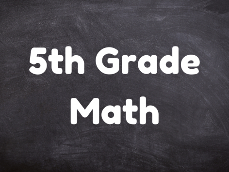 5th Grade Math Curriculum